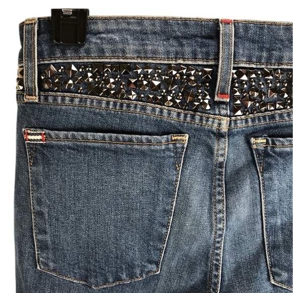 AO.LA Alice + Olivia Good Mid Rise Studded Skinny Jeans - Picture 9 of 9
